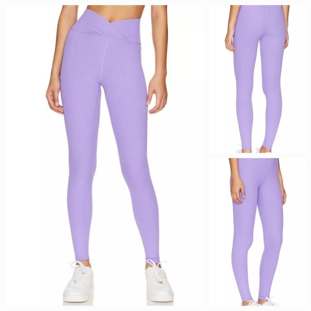 Year of Ours Veronica Ribbed High Waisted Leggings  Size XL NEW